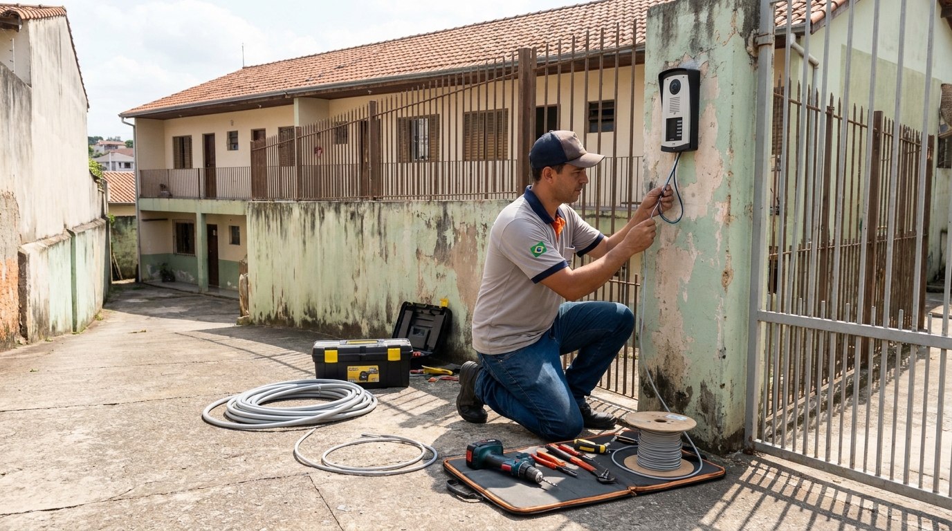 Instalação de Porteiro Eletrônico em São Carlos‑SP