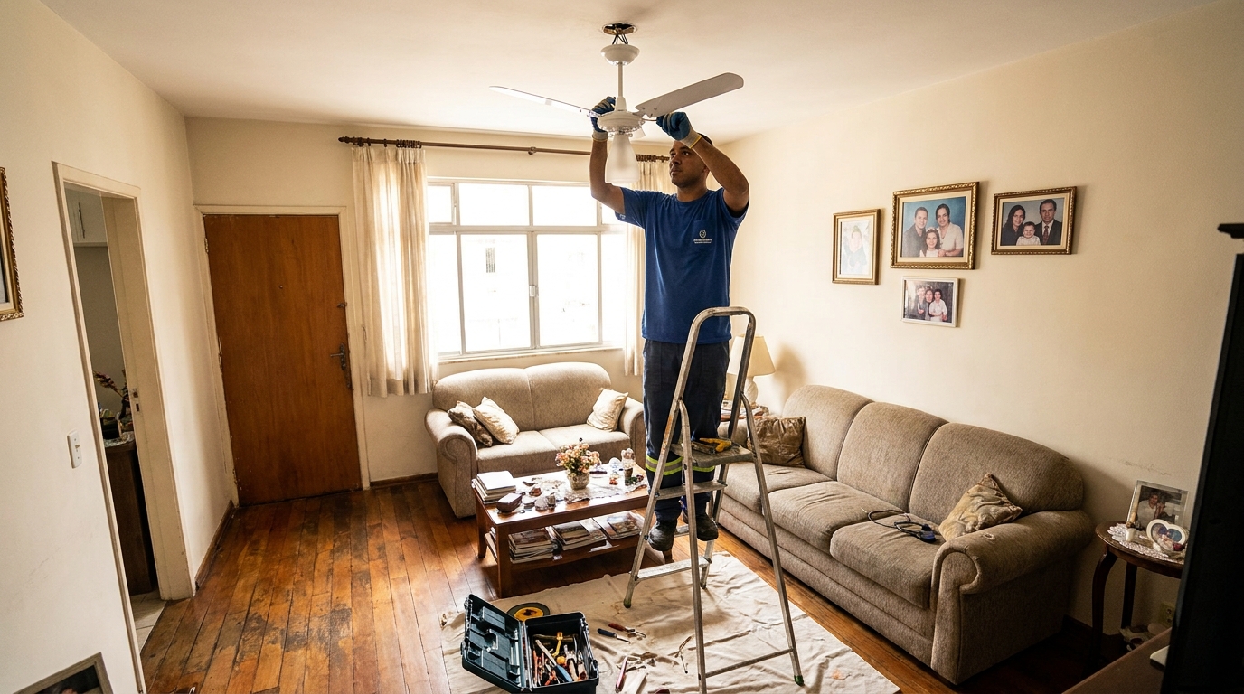 Substituição de Ventilador no CEAT, São Carlos‑SP